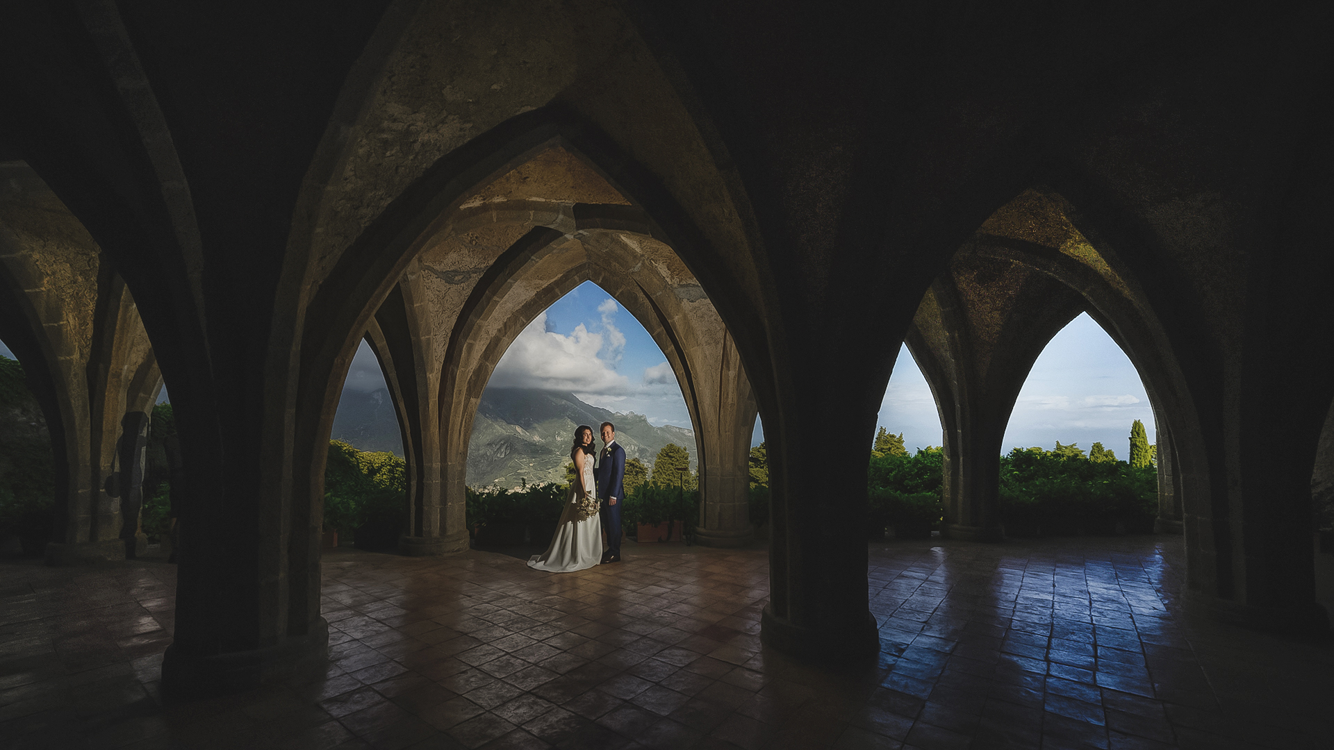 wedding photographer villa cimbrone